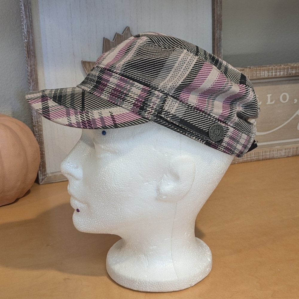 Fox Purple Black Military Style Hat S/M